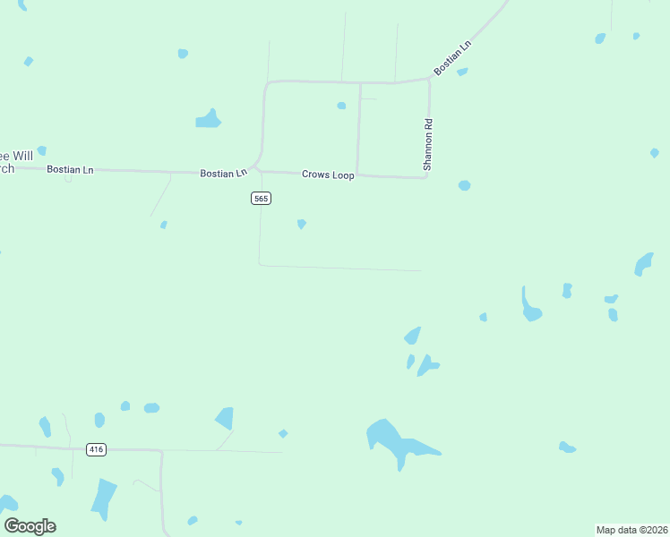 map of restaurants, bars, coffee shops, grocery stores, and more near County Highway 565 in Conway County