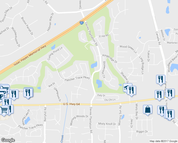 map of restaurants, bars, coffee shops, grocery stores, and more near 3070 Ultragreen Lane in Lakeland