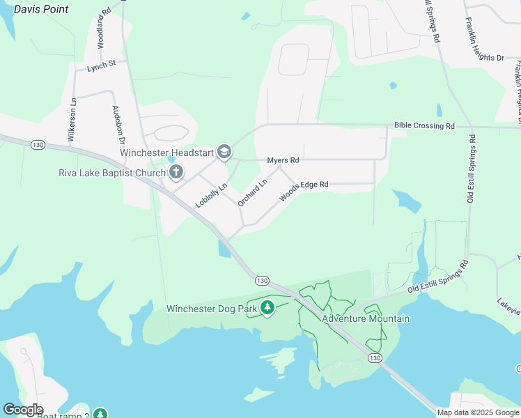map of restaurants, bars, coffee shops, grocery stores, and more near 93 Woods Edge Rd in Winchester