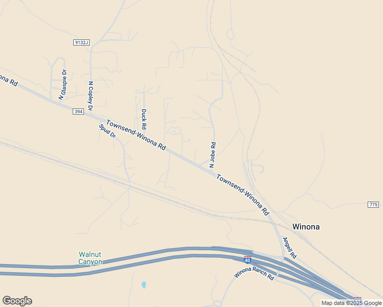 map of restaurants, bars, coffee shops, grocery stores, and more near 13195 Townsend Winona Road in Flagstaff