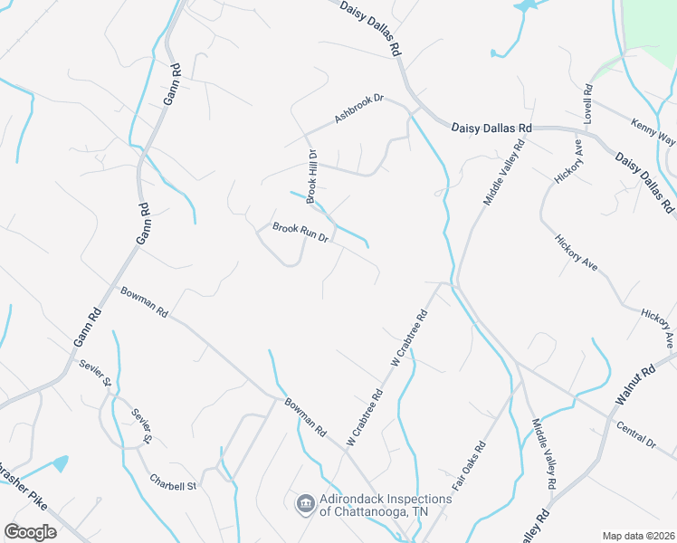 map of restaurants, bars, coffee shops, grocery stores, and more near 8618 Brook Shadow in Soddy-Daisy