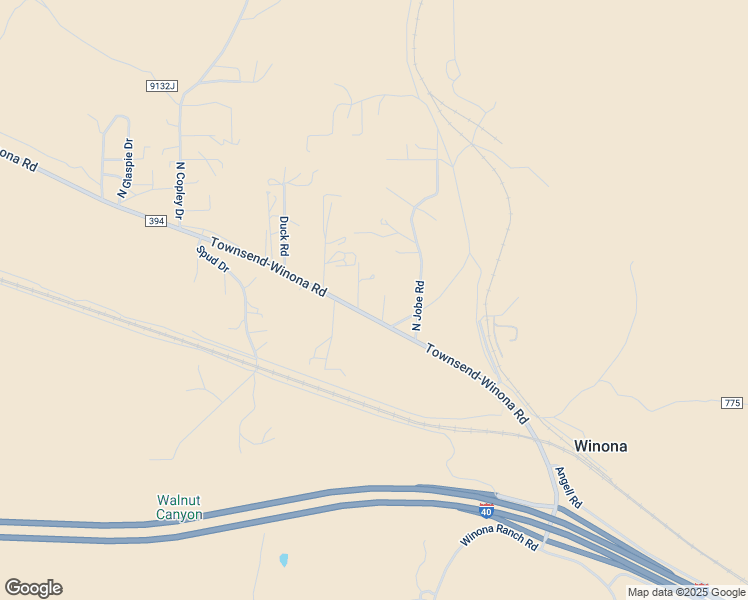map of restaurants, bars, coffee shops, grocery stores, and more near 13195 Townsend-Winona Road in Flagstaff