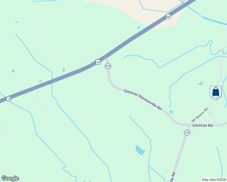 map of restaurants, bars, coffee shops, grocery stores, and more near 287 Gilchrist Stantonville Road in Adamsville