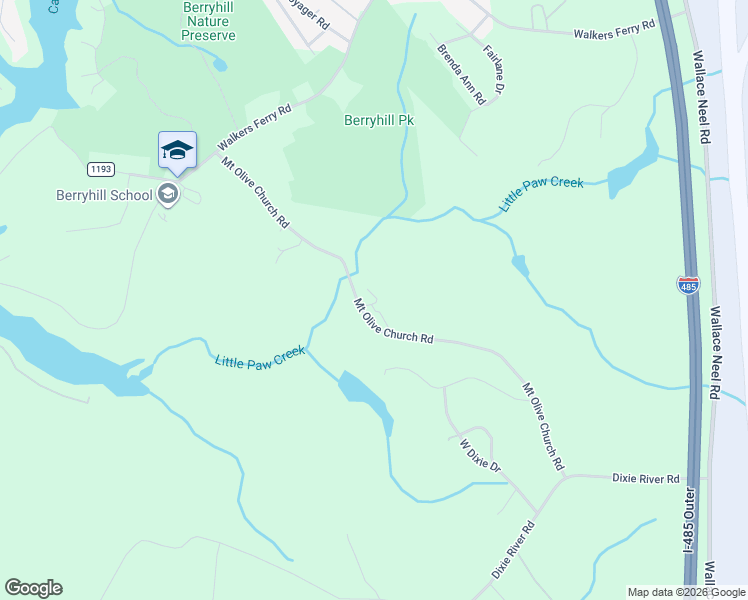 map of restaurants, bars, coffee shops, grocery stores, and more near 4829 Mount Olive Church Road in Charlotte