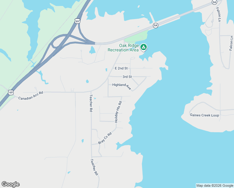 map of restaurants, bars, coffee shops, grocery stores, and more near 225 Holiday in Canadian