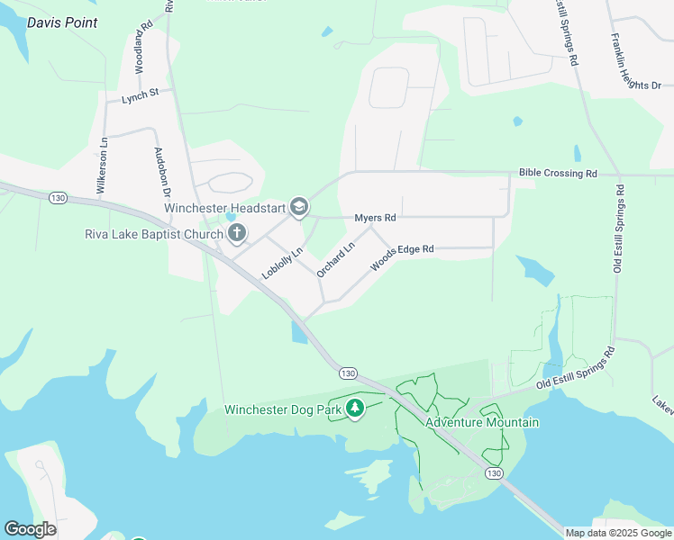 map of restaurants, bars, coffee shops, grocery stores, and more near 93 Woods Edge Road in Winchester