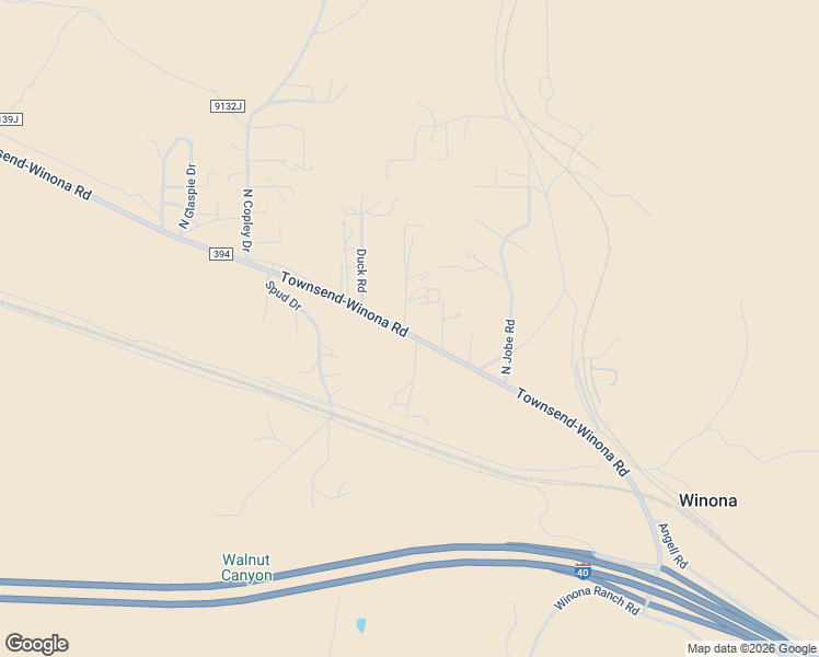 map of restaurants, bars, coffee shops, grocery stores, and more near 13100 Townsend-Winona Road in Flagstaff