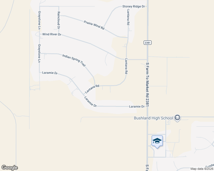 map of restaurants, bars, coffee shops, grocery stores, and more near 499 Lantana in Amarillo