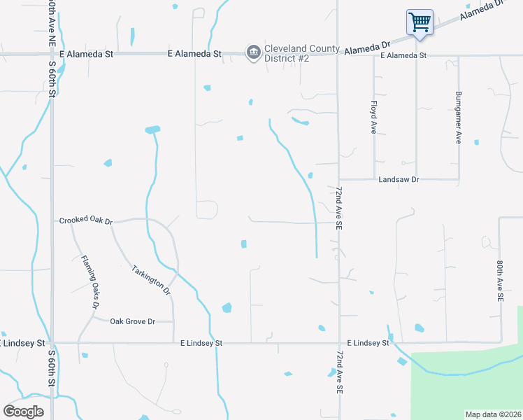 map of restaurants, bars, coffee shops, grocery stores, and more near 6800 Gauntlet Road in Norman