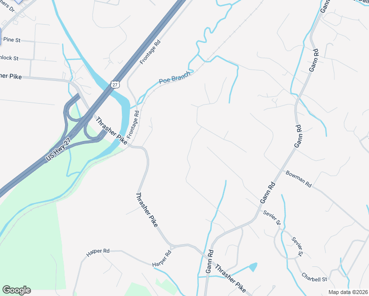 map of restaurants, bars, coffee shops, grocery stores, and more near 370 Ashley Drive in Soddy-Daisy