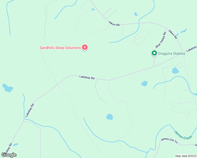 map of restaurants, bars, coffee shops, grocery stores, and more near Lakebay Road in Vass