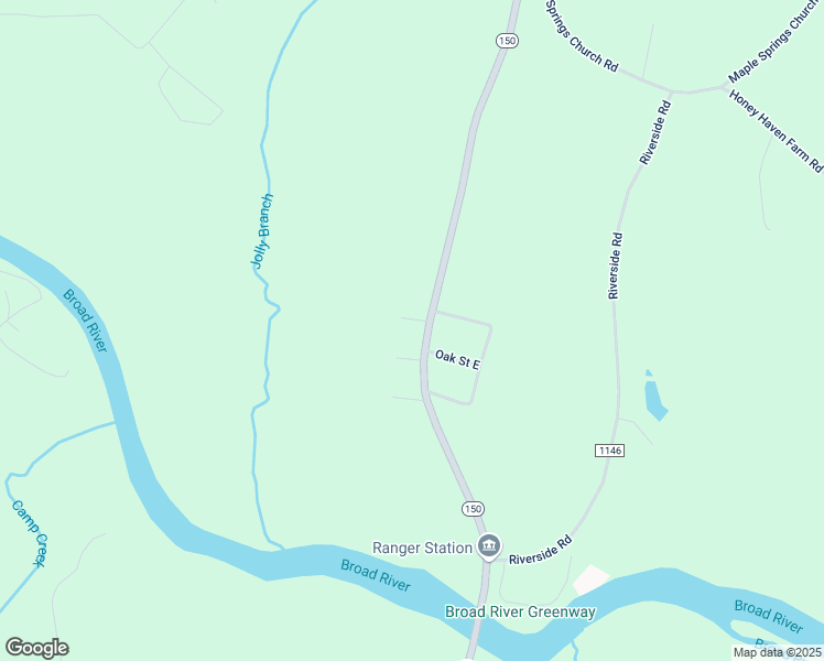 map of restaurants, bars, coffee shops, grocery stores, and more near 2206 Gaffney Road in Shelby