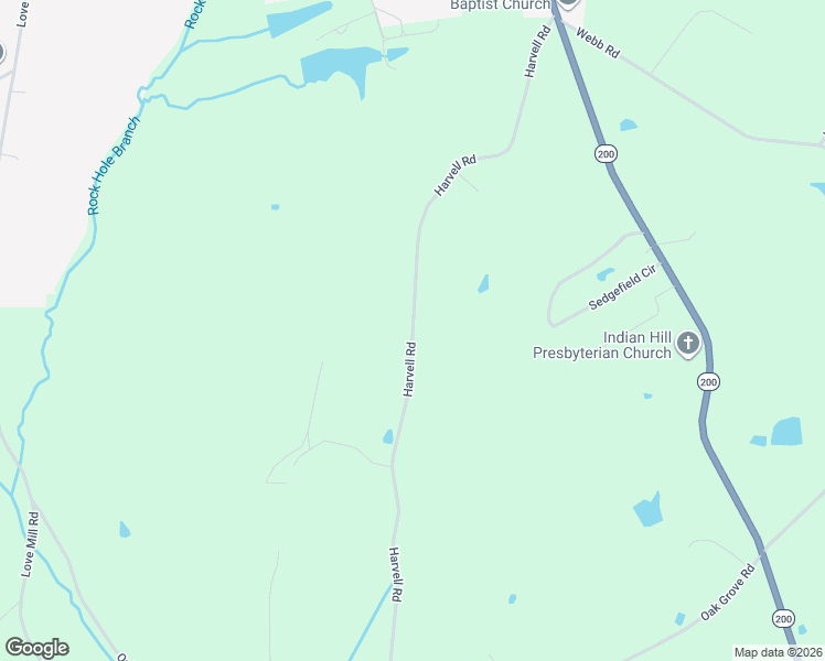 map of restaurants, bars, coffee shops, grocery stores, and more near 8383-8407 Harvell Road in Stanfield