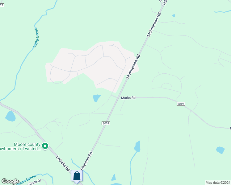 map of restaurants, bars, coffee shops, grocery stores, and more near 118 North Prince Henry Way in Cameron