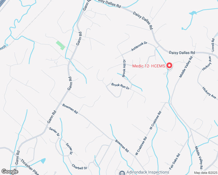 map of restaurants, bars, coffee shops, grocery stores, and more near 8543 Brookplace Drive in Soddy-Daisy