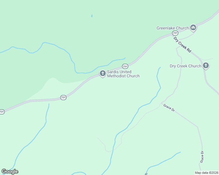map of restaurants, bars, coffee shops, grocery stores, and more near 1478 North Carolina 731 in Candor
