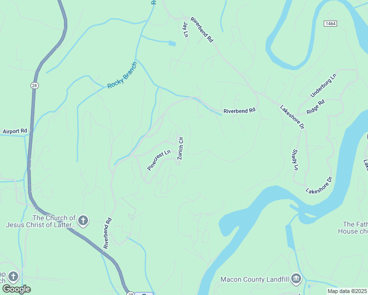 map of restaurants, bars, coffee shops, grocery stores, and more near 515 Zurich Circle in Franklin