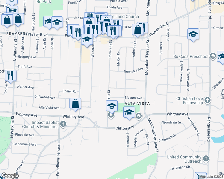 map of restaurants, bars, coffee shops, grocery stores, and more near 2225 Willow Wood Avenue in Memphis