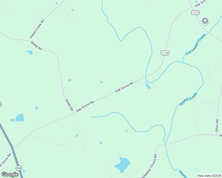 map of restaurants, bars, coffee shops, grocery stores, and more near 12491 Oak Grove Road in Stanfield