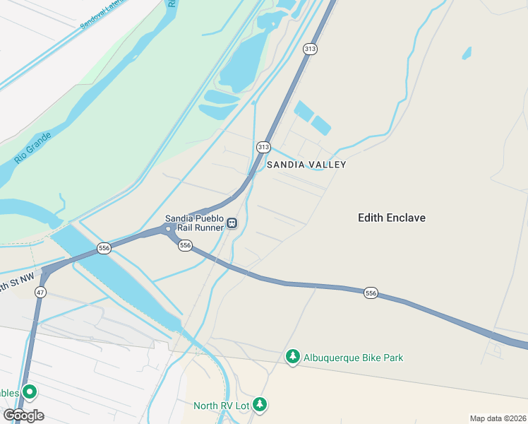 map of restaurants, bars, coffee shops, grocery stores, and more near 109 Casey Jones Place in Albuquerque