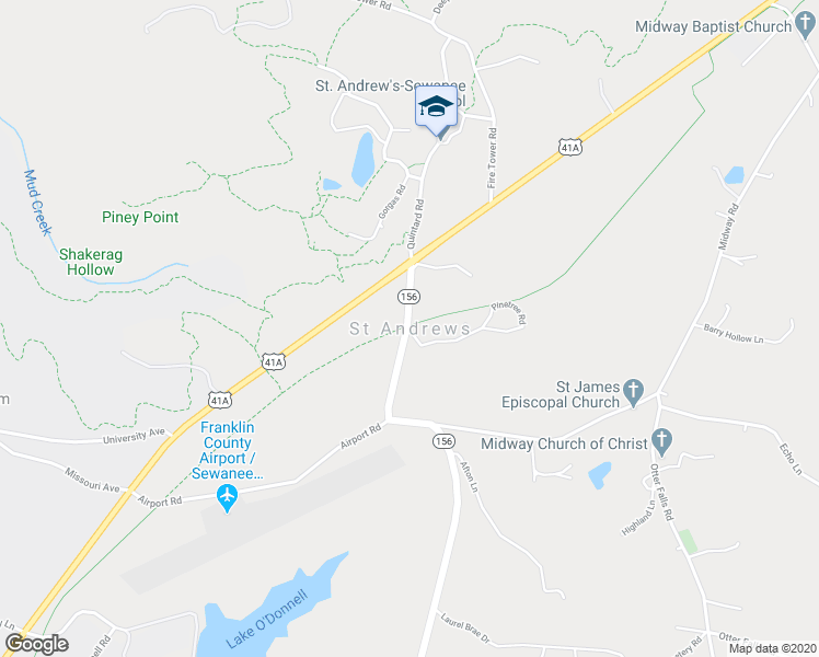 map of restaurants, bars, coffee shops, grocery stores, and more near in Saint Andrews