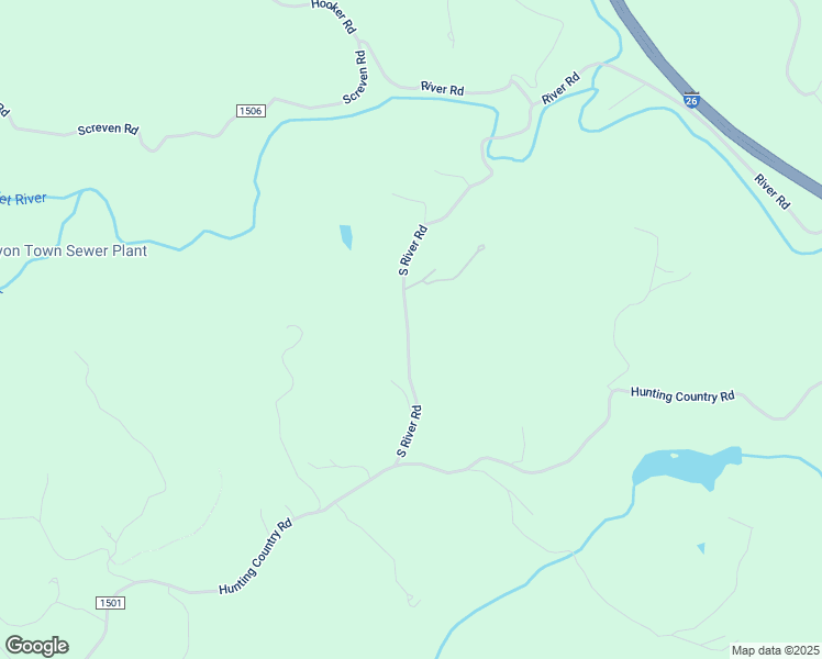 map of restaurants, bars, coffee shops, grocery stores, and more near 300 South River Road in Tryon