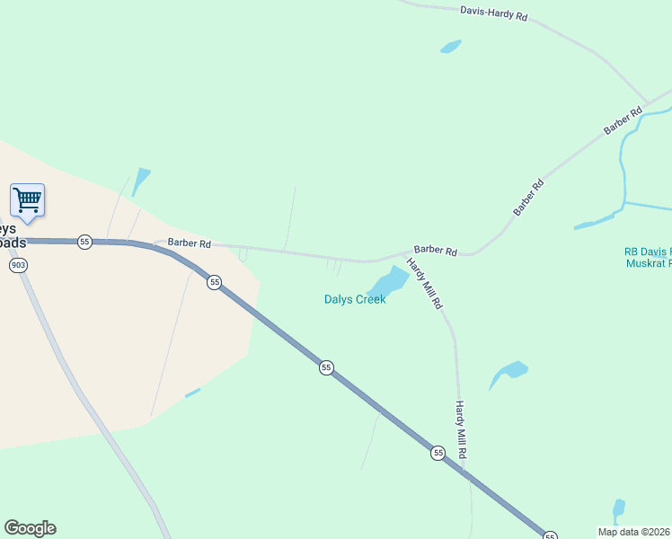 map of restaurants, bars, coffee shops, grocery stores, and more near 5311 Barber Road in Seven Springs