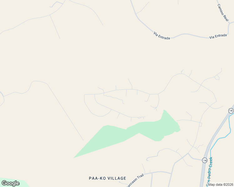 map of restaurants, bars, coffee shops, grocery stores, and more near 95 Raindance Road in Sandia Park