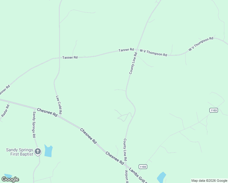map of restaurants, bars, coffee shops, grocery stores, and more near 1362 County Line Road in Rutherfordton