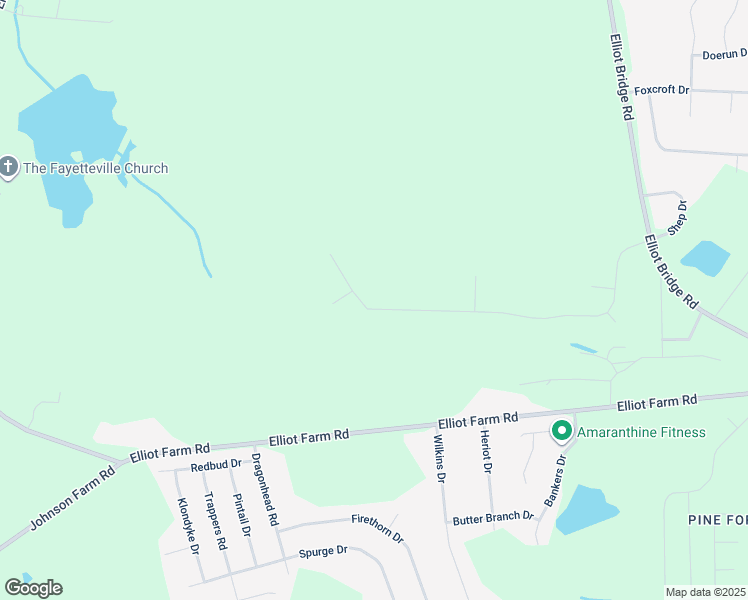 map of restaurants, bars, coffee shops, grocery stores, and more near 964 Rhum Drive in Fayetteville