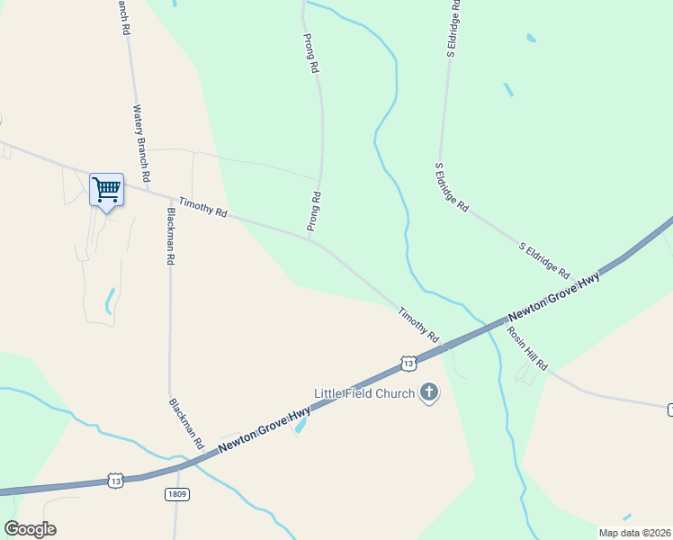 map of restaurants, bars, coffee shops, grocery stores, and more near 361 Timothy Road in Dunn