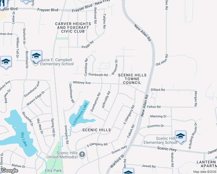 map of restaurants, bars, coffee shops, grocery stores, and more near 3162 Whitney Avenue in Memphis