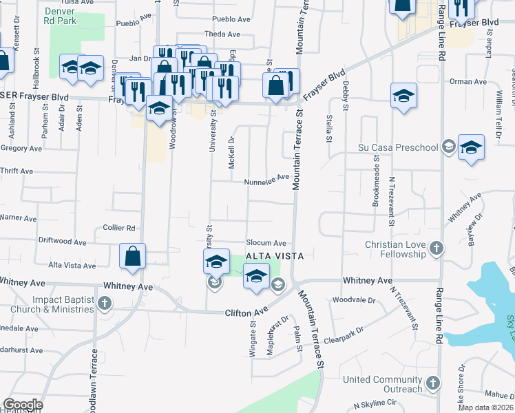 map of restaurants, bars, coffee shops, grocery stores, and more near 2314 Daywood Avenue in Memphis