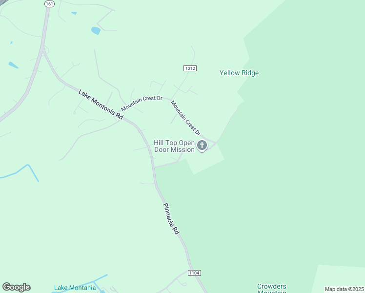 map of restaurants, bars, coffee shops, grocery stores, and more near 1054 Mountain Crest Drive in Kings Mountain