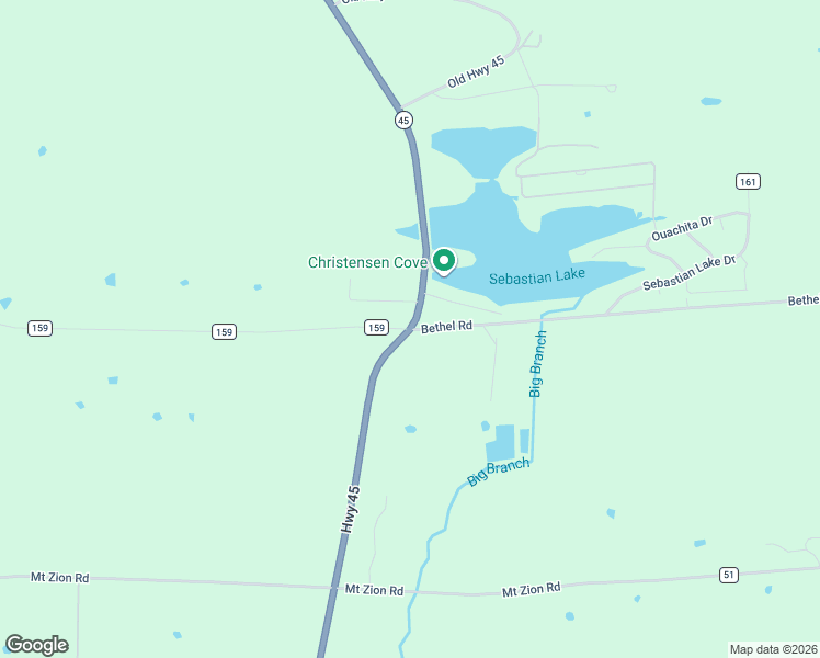 map of restaurants, bars, coffee shops, grocery stores, and more near 18001 Arkansas 45 in Hackett