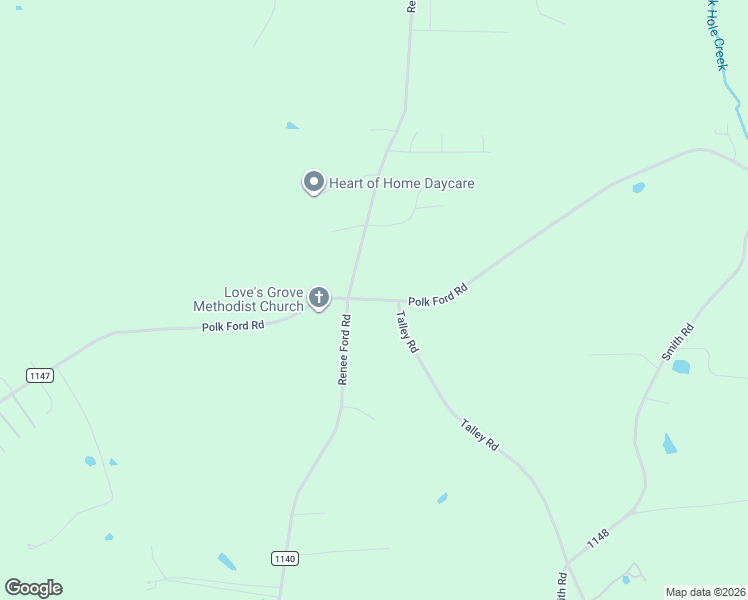 map of restaurants, bars, coffee shops, grocery stores, and more near 4413 Polk Ford Road in Stanfield
