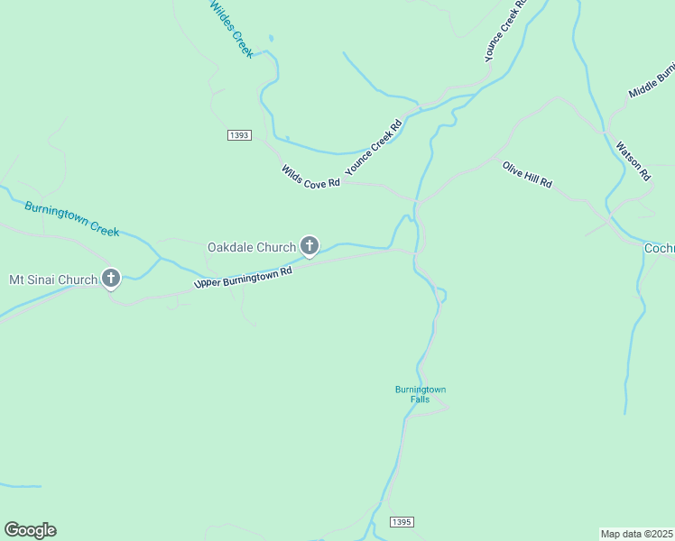 map of restaurants, bars, coffee shops, grocery stores, and more near 5190 Upper Burningtown Road in Franklin