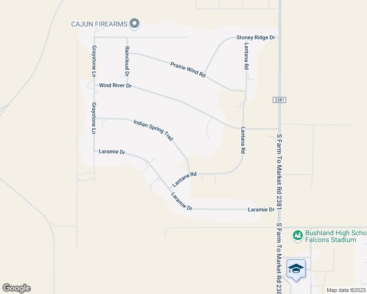 map of restaurants, bars, coffee shops, grocery stores, and more near 19926 Indian Spring Trail in Bushland