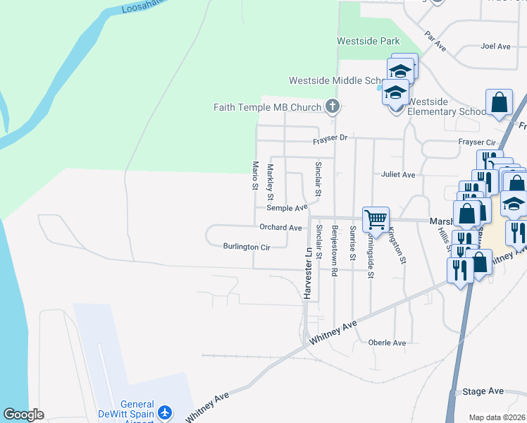 map of restaurants, bars, coffee shops, grocery stores, and more near 561 Semple Avenue in Memphis