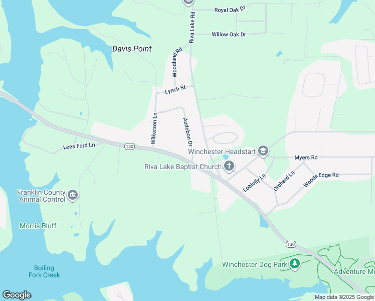 map of restaurants, bars, coffee shops, grocery stores, and more near 67 Audobon Drive in Winchester