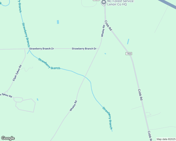 map of restaurants, bars, coffee shops, grocery stores, and more near Whaley Rd in Kinston