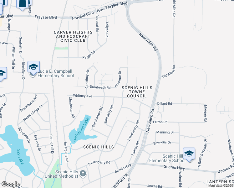 map of restaurants, bars, coffee shops, grocery stores, and more near 3162 Whitney Avenue in Memphis