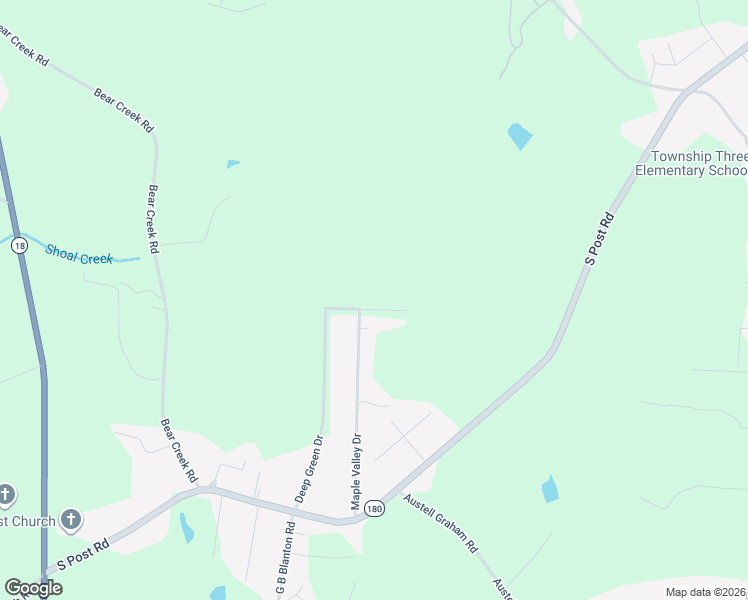 map of restaurants, bars, coffee shops, grocery stores, and more near 6010 Leo Drive in Shelby