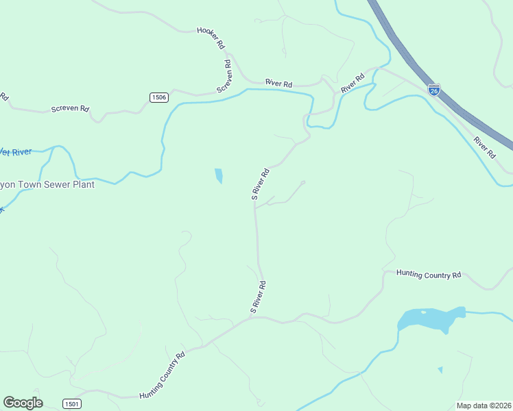 map of restaurants, bars, coffee shops, grocery stores, and more near 424 South River Road in Tryon