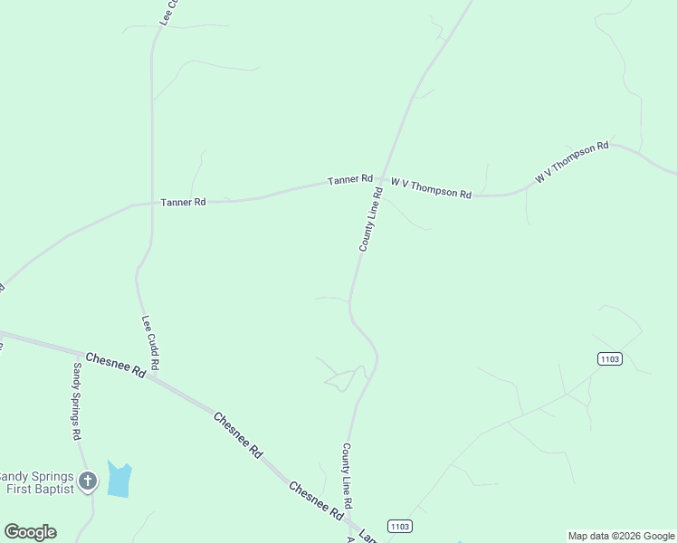 map of restaurants, bars, coffee shops, grocery stores, and more near 1362 County Line Road in Rutherfordton