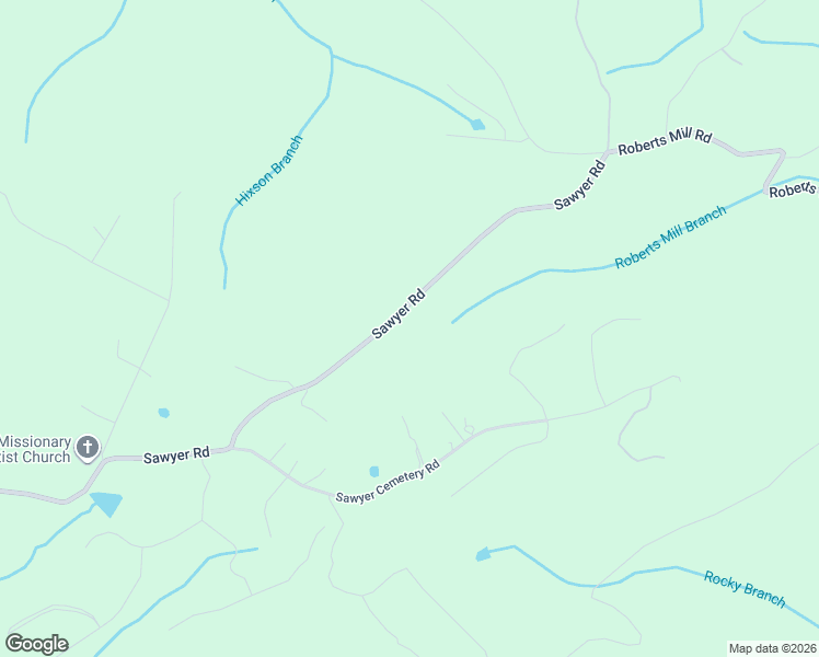 map of restaurants, bars, coffee shops, grocery stores, and more near 7524 Sawyer Road in Signal Mountain