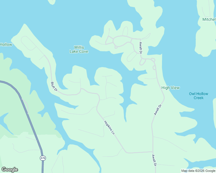 map of restaurants, bars, coffee shops, grocery stores, and more near 44 Rocky Hollow Drive in Winchester