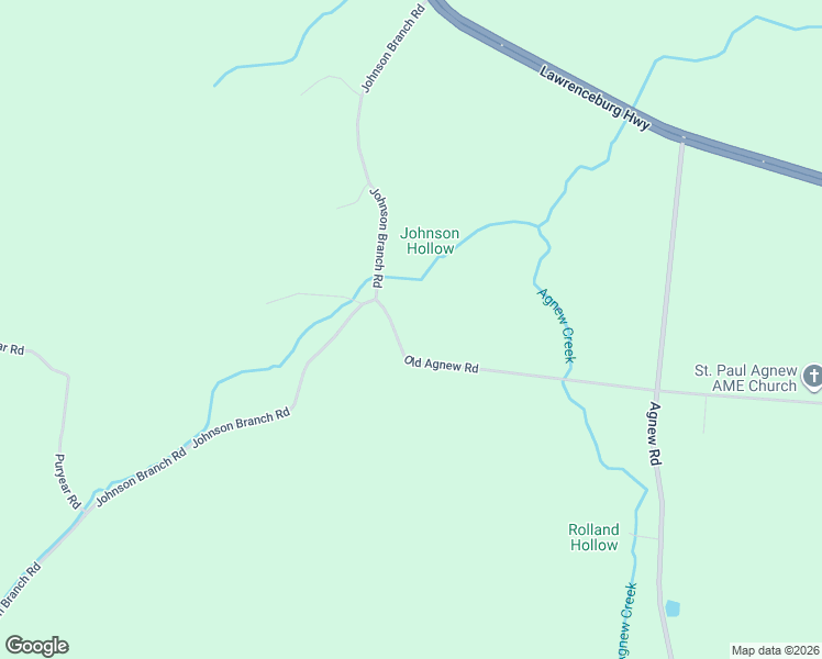 map of restaurants, bars, coffee shops, grocery stores, and more near 850 Old Agnew Road in Pulaski