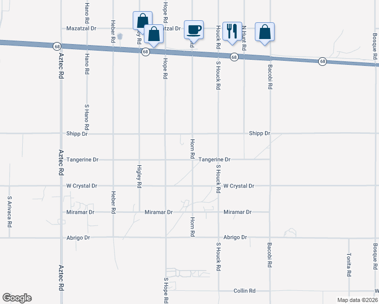 map of restaurants, bars, coffee shops, grocery stores, and more near 4188-4240 Tangerine Drive in Golden Valley