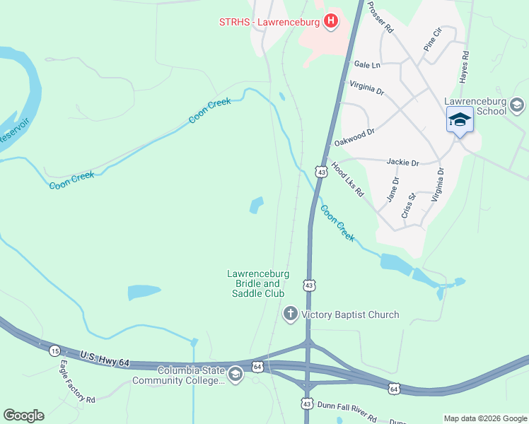 map of restaurants, bars, coffee shops, grocery stores, and more near 1531 Old Florence Road in Lawrenceburg